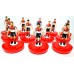 Subbuteo Andrew Table Soccer Albania National Team 2016 on classic Hasbro bases